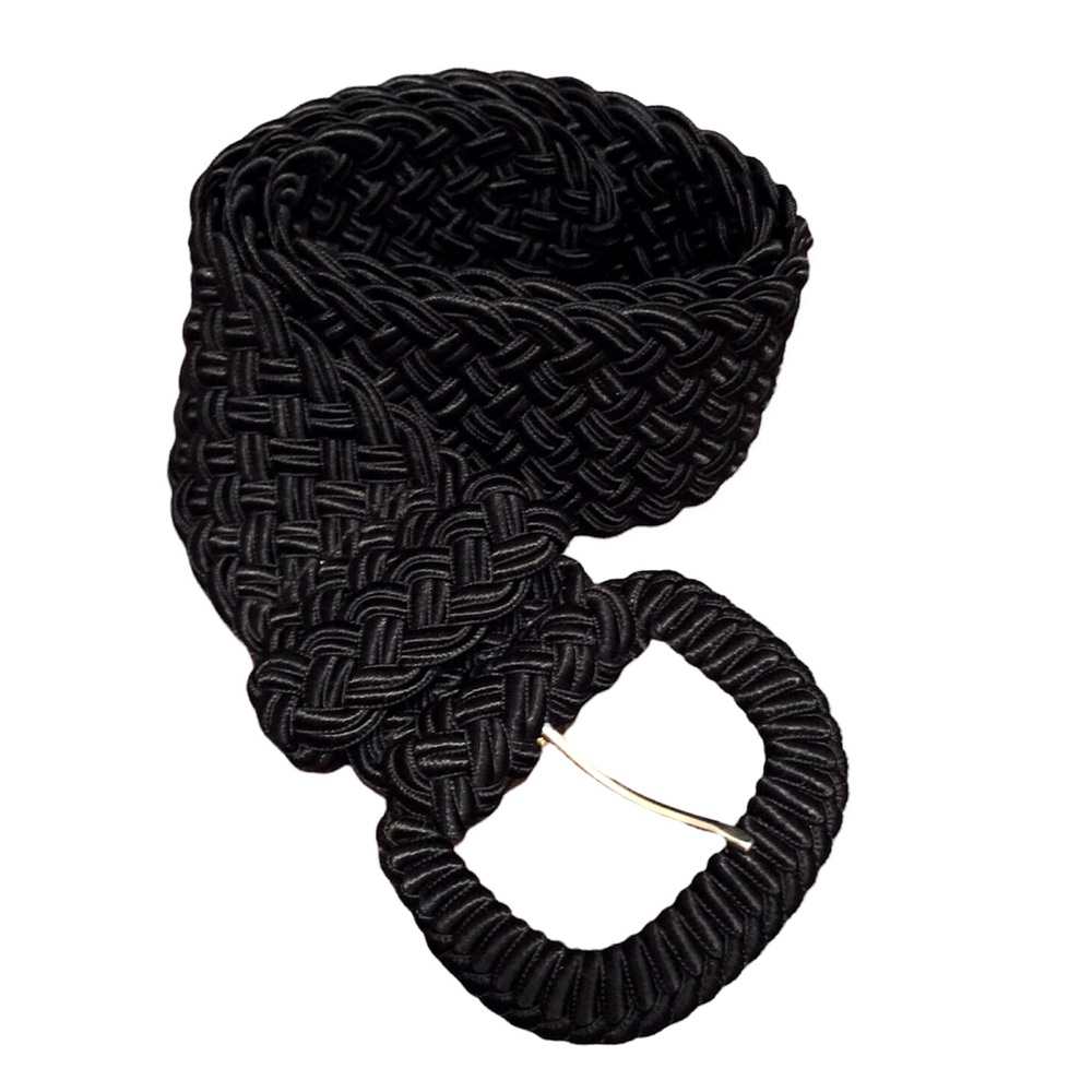 LIZ CLAIBORNE | Black Braided Belt | Sz. S